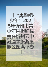 “奔跑吧·少年”2025年忻州市青少年围棋锦标赛在忻州云中河温泉旅游度假区圆满举办