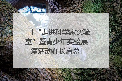 “走进科学家实验室”暨青少年实验展演活动在长启幕