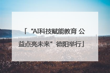 “AI科技赋能教育 公益点亮未来”德阳举行