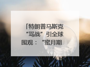 特朗普马斯克“骂战”引全球围观：“蜜月期”也曾亲密无间｜国际观察