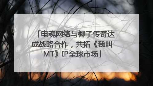 电魂网络与椰子传奇达成战略合作，共拓《我叫MT》IP全球市场