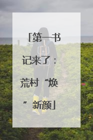 第一书记来了：荒村“焕”新颜