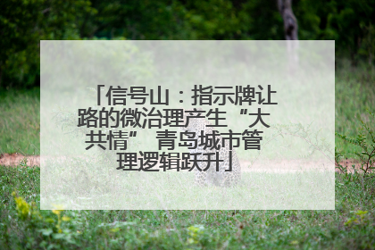 信号山：指示牌让路的微治理产生“大共情” 青岛城市管理逻辑跃升