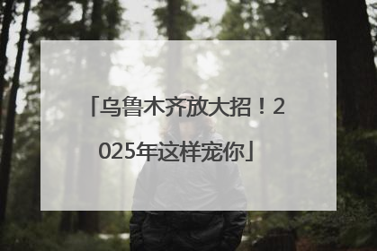 乌鲁木齐放大招！2025年这样宠你