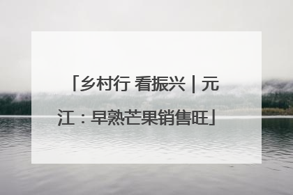 乡村行 看振兴｜元江：早熟芒果销售旺