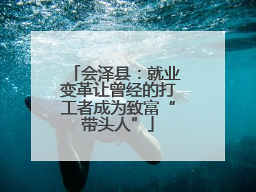 会泽县：就业变革让曾经的打工者成为致富“带头人”