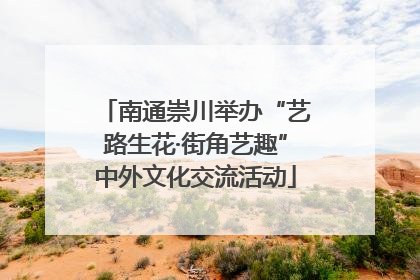 南通崇川举办“艺路生花·街角艺趣”中外文化交流活动