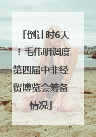倒计时6天！毛伟明调度第四届中非经贸博览会筹备情况