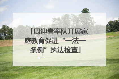 周迎春率队开展家庭教育促进“一法一条例”执法检查