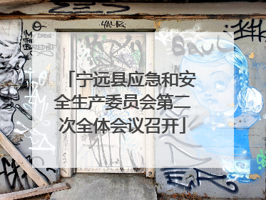 宁远县应急和安全生产委员会第二次全体会议召开