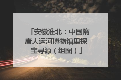 安徽淮北：中国隋唐大运河博物馆里探宝寻源（组图）