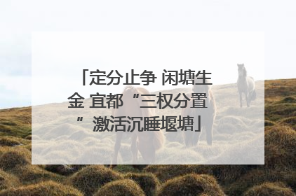 定分止争 闲塘生金 宜都“三权分置”激活沉睡堰塘