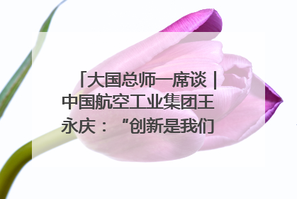 大国总师一席谈｜中国航空工业集团王永庆：“创新是我们的基因密码”
