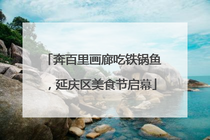 奔百里画廊吃铁锅鱼，延庆区美食节启幕