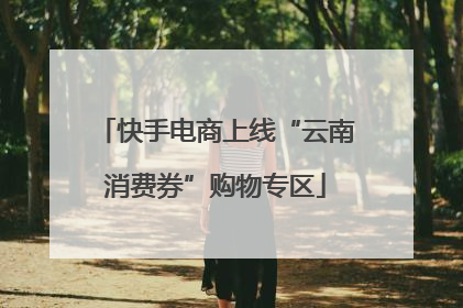 快手电商上线“云南消费券”购物专区