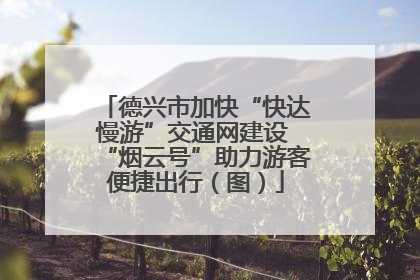 德兴市加快“快达慢游”交通网建设 “烟云号”助力游客便捷出行（图）