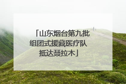 山东烟台第九批组团式援藏医疗队抵达聂拉木