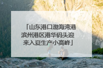 山东港口渤海湾港滨州港区港华码头迎来入夏生产小高峰