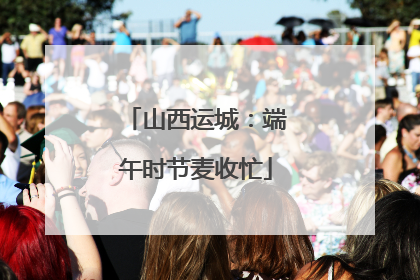 山西运城：端午时节麦收忙