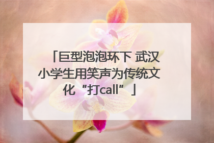 巨型泡泡环下 武汉小学生用笑声为传统文化“打call”
