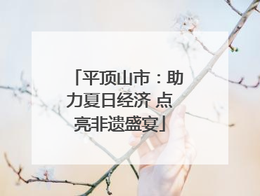 平顶山市：助力夏日经济 点亮非遗盛宴