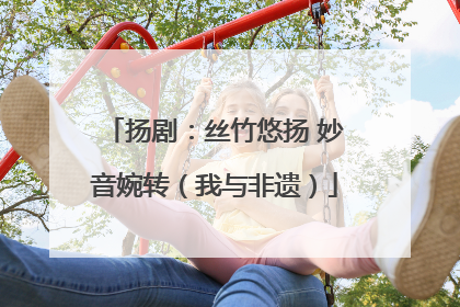 扬剧：丝竹悠扬 妙音婉转（我与非遗）