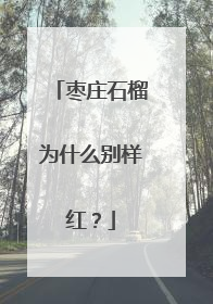 枣庄石榴为什么别样红？