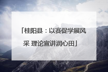 桂阳县：以赛促学展风采 理论宣讲润心田
