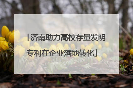 济南助力高校存量发明专利在企业落地转化