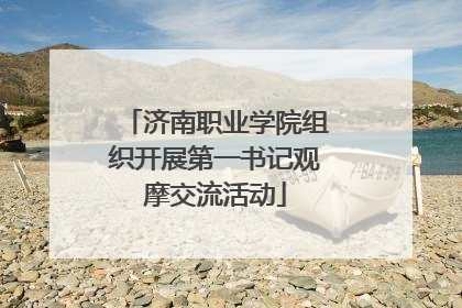 济南职业学院组织开展第一书记观摩交流活动
