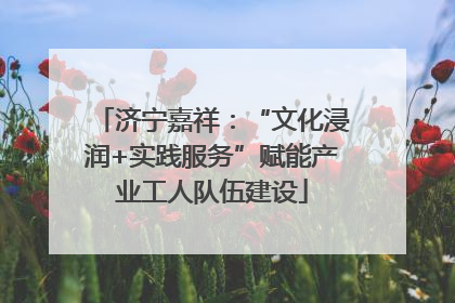 济宁嘉祥：“文化浸润+实践服务”赋能产业工人队伍建设
