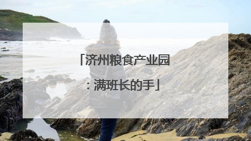 济州粮食产业园：满班长的手