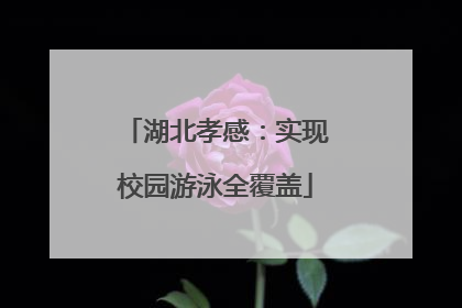 湖北孝感：实现校园游泳全覆盖