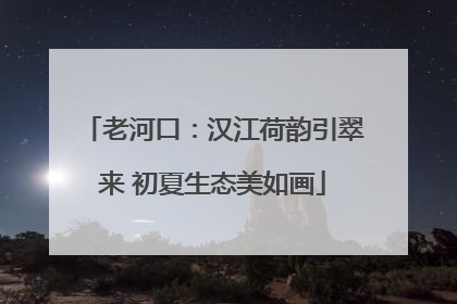 老河口：汉江荷韵引翠来 初夏生态美如画