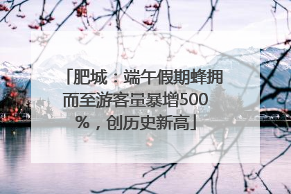 肥城：端午假期蜂拥而至游客量暴增500%，创历史新高