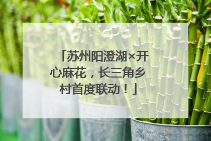 苏州阳澄湖×开心麻花，长三角乡村首度联动！