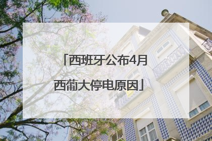 西班牙公布4月西葡大停电原因