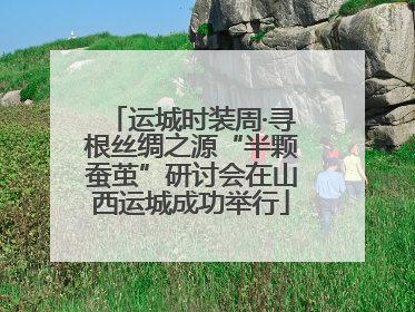 运城时装周·寻根丝绸之源“半颗蚕茧”研讨会在山西运城成功举行