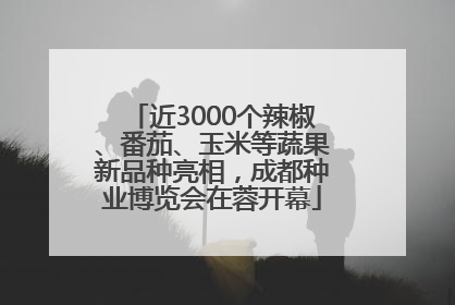 近3000个辣椒、番茄、玉米等蔬果新品种亮相，成都种业博览会在蓉开幕