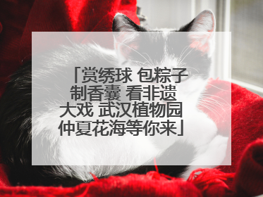 赏绣球 包粽子 制香囊 看非遗大戏 武汉植物园仲夏花海等你来