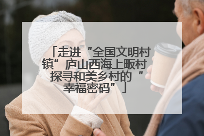 走进“全国文明村镇”庐山西海上畈村 探寻和美乡村的“幸福密码”