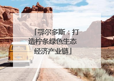 鄂尔多斯：打造柠条绿色生态经济产业链