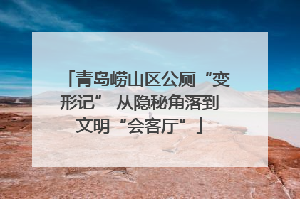 青岛崂山区公厕“变形记” 从隐秘角落到文明“会客厅”