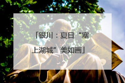 银川：夏日“塞上湖城”美如画