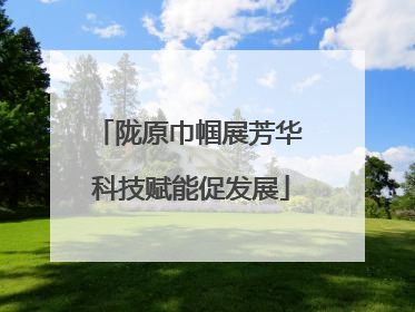 陇原巾帼展芳华 科技赋能促发展