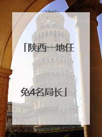 陕西一地任免4名局长