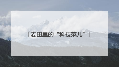 麦田里的“科技范儿”