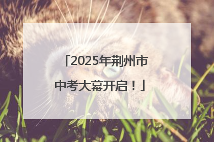 2025年荆州市中考大幕开启！