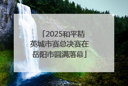 2025和平精英城市赛总决赛在岳阳市圆满落幕