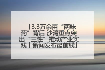 3.3万余亩“两味药”背后 沙湾重点突出“三性”推动产业实践丨新闻发布最前线